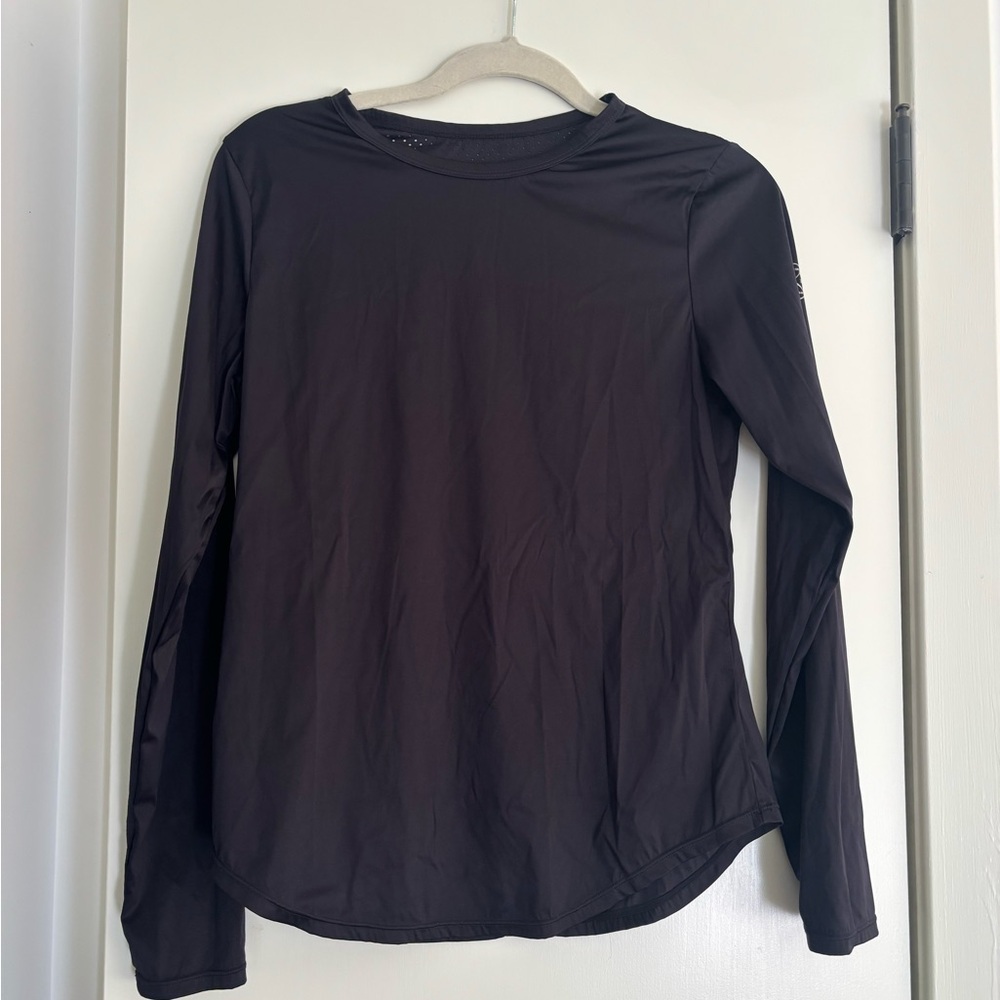 Women's Black Long Sleeve Top